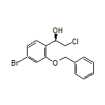 (R)-1-[2-(Benzyloxy)-4-bromophenyl]-2-chloroethanol