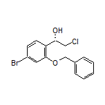 (S)-1-[2-(Benzyloxy)-4-bromophenyl]-2-chloroethanol