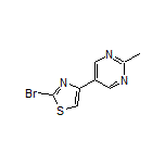 2-Bromo-4-(2-methylpyrimidin-5-yl)thiazole