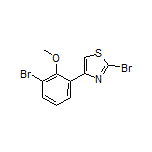 2-Bromo-4-(3-bromo-2-methoxyphenyl)thiazole