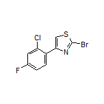 2-Bromo-4-(2-chloro-4-fluorophenyl)thiazole