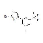 2-Bromo-4-[3-fluoro-5-(trifluoromethyl)phenyl]thiazole