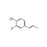 (E)-1-Chloro-2-fluoro-4-(prop-1-en-1-yl)benzene