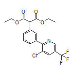 Diethyl 2-[3-[3-Chloro-5-(trifluoromethyl)pyridin-2-yl]phenyl]malonate
