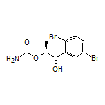 (1S,2S)-1-(2,5-Dibromophenyl)-1-hydroxy-2-propyl Carbamate