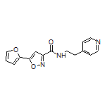 5-(Furan-2-yl)-N-[2-(pyridin-4-yl)ethyl]isoxazole-3-carboxamide