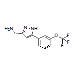 [5-[3-(Trifluoromethoxy)phenyl]-1H-pyrazol-3-yl]methanamine