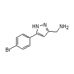 5-(4-Bromophenyl)-1H-pyrazole-3-methanamine