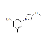 1-(3-Bromo-5-fluorophenyl)-3-methoxyazetidine