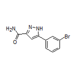 5-(3-Bromophenyl)-1H-pyrazole-3-carboxamide