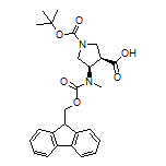 (3R,4R)-4-[Fmoc-(methyl)amino]-1-Boc-pyrrolidine-3-carboxylic Acid