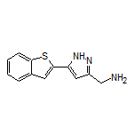 5-(Benzo[b]thiophen-2-yl)-1H-pyrazole-3-methanamine