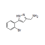 5-(2-Bromophenyl)-1H-pyrazole-3-methanamine