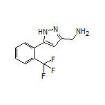 5-[2-(Trifluoromethyl)phenyl]-1H-pyrazole-3-methanamine