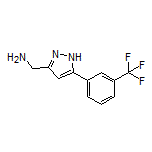 5-[3-(Trifluoromethyl)phenyl]-1H-pyrazole-3-methanamine