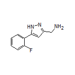 5-(2-Fluorophenyl)-1H-pyrazole-3-methanamine