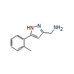 5-(o-Tolyl)-1H-pyrazole-3-methanamine