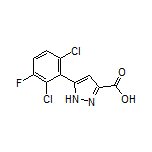 5-(2,6-Dichloro-3-fluorophenyl)-1H-pyrazole-3-carboxylic Acid