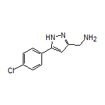 5-(4-Chlorophenyl)-1H-pyrazole-3-methanamine