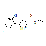 Ethyl 5-(2-Chloro-5-fluorophenyl)-1H-pyrazole-3-carboxylate