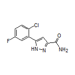 5-(2-Chloro-5-fluorophenyl)-1H-pyrazole-3-carboxamide