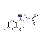 Methyl 5-(2-Methoxy-4-methylphenyl)-1H-pyrazole-3-carboxylate