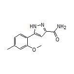 5-(2-Methoxy-4-methylphenyl)-1H-pyrazole-3-carboxamide