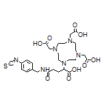 2,2’,2’’-[10-[1-Carboxy-4-[(4-isothiocyanatobenzyl)amino]-4-oxobutyl]-1,4,7,10-tetraazacyclododecane-1,4,7-triyl]triacetic Acid