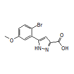 5-(2-Bromo-5-methoxyphenyl)-1H-pyrazole-3-carboxylic Acid