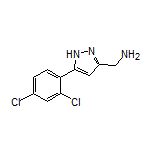 5-(2,4-Dichlorophenyl)-1H-pyrazole-3-methanamine