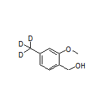 2-Methoxy-4-(methyl-d3)benzyl Alcohol