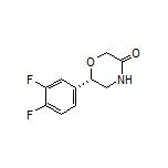 (S)-6-(3,4-Difluorophenyl)morpholin-3-one