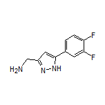 5-(3,4-Difluorophenyl)-1H-pyrazole-3-methanamine