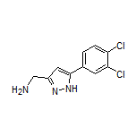 5-(3,4-Dichlorophenyl)-1H-pyrazole-3-methanamine