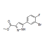 Methyl 5-(3-Bromo-4-fluorophenyl)-1H-pyrazole-3-carboxylate