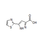 5-(Thiazol-2-yl)-1H-pyrazole-3-carboxylic Acid