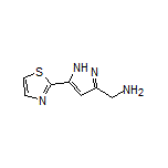 5-(Thiazol-2-yl)-1H-pyrazole-3-methanamine