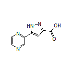 5-(Pyrazin-2-yl)-1H-pyrazole-3-carboxylic Acid