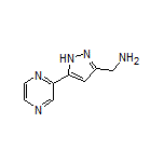 5-(Pyrazin-2-yl)-1H-pyrazole-3-methanamine
