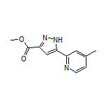 Methyl 5-(4-Methylpyridin-2-yl)-1H-pyrazole-3-carboxylate