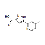 5-(4-Methylpyridin-2-yl)-1H-pyrazole-3-carboxylic Acid