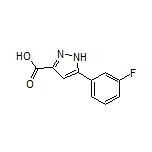 5-(3-Fluorophenyl)-1H-pyrazole-3-carboxylic Acid