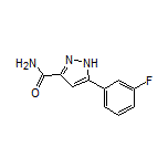 5-(3-Fluorophenyl)-1H-pyrazole-3-carboxamide