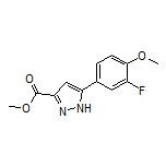 Methyl 5-(3-Fluoro-4-methoxyphenyl)-1H-pyrazole-3-carboxylate