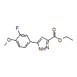 Ethyl 5-(3-Fluoro-4-methoxyphenyl)-1H-pyrazole-3-carboxylate
