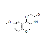 (S)-6-(2,5-Dimethoxyphenyl)morpholin-3-one