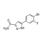 5-(4-Bromo-3-fluorophenyl)-1H-pyrazole-3-carboxamide