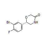 (S)-6-(3-Bromo-4-fluorophenyl)morpholin-3-one