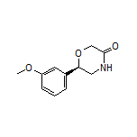 (R)-6-(3-Methoxyphenyl)morpholin-3-one