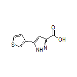 5-(Thiophen-3-yl)-1H-pyrazole-3-carboxylic Acid